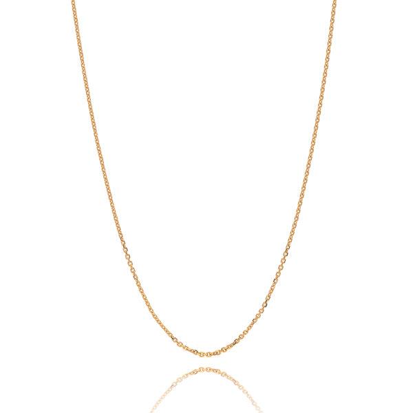 1.5mm Gold Cable Chain Necklace | Womens Chain Necklaces Chain Necklaces