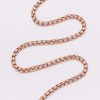 2.5mm Rose Gold Box Chain Necklace | Womens Chain Necklaces Chain Necklaces Chain Necklaces