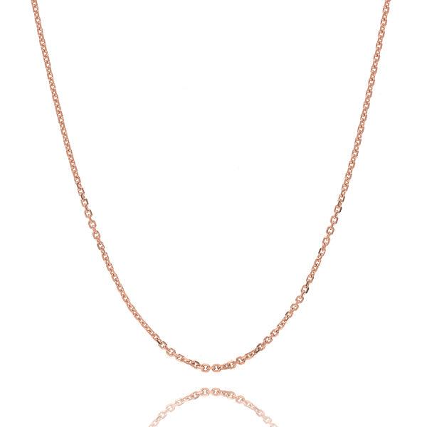 2.5mm Rose Gold Cable Chain Necklace | Womens Chain Necklaces Chain Necklaces Chain Necklaces