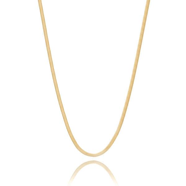 2mm Gold Herringbone Chain Necklace | Womens Chain Necklaces Chain Necklaces Chain Necklaces