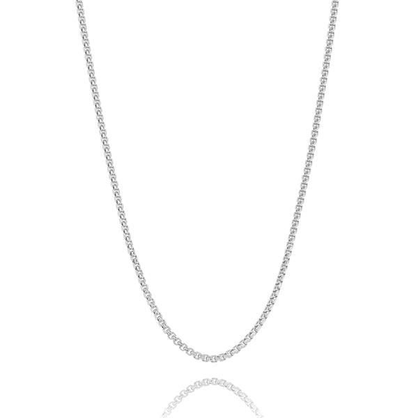 2mm Silver Box Chain Necklace | Womens Chain Necklaces Chain Necklaces Chain Necklaces