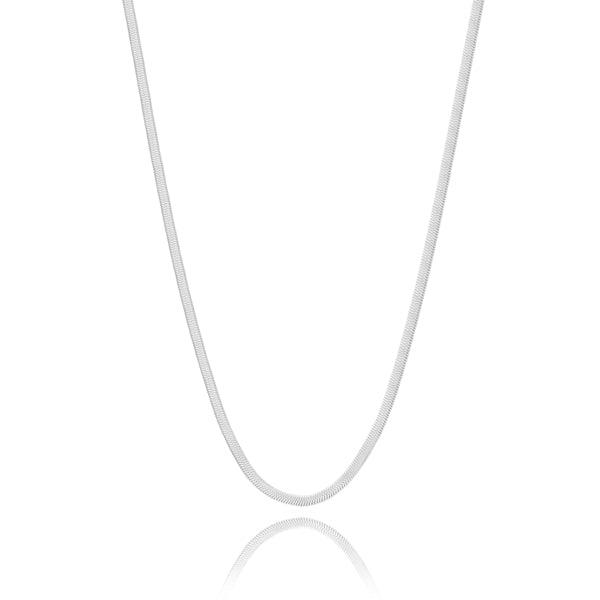 2mm Silver Herringbone Chain Necklace | Womens Chain Necklaces Chain Necklaces Chain Necklaces