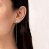 Blue Opal Threader Earrings | Womens Simple Earrings Earrings Simple Earrings