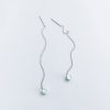 Blue Opal Threader Earrings | Womens Simple Earrings Earrings Simple Earrings