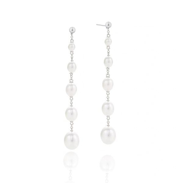 Five Pearl Drop Earrings | Womens Drop Earrings Drop Earrings Drop Earrings