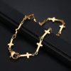 Gold Cross Chain Bracelet | Womens Chain Bracelets Bracelets Chain Bracelets