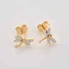 Gold Dragonfly Stud Earrings | Womens Stud Earrings Earrings Stud Earrings