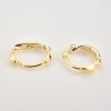 Gold Mini Double Twist Hoop Earrings | Womens Sleeper Earrings Earrings Hoop Earrings