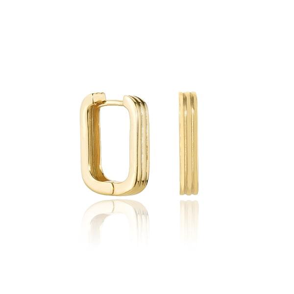 Gold Square Hoop Earrings | Womens Hoop Earrings Earrings Hoop Earrings