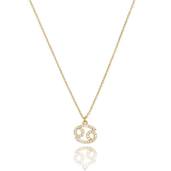 Gold Vermeil Cancer Necklace | Womens Sterling Silver Necklaces Necklaces Sterling Silver Necklaces