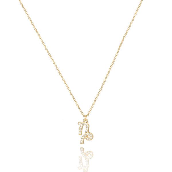 Gold Vermeil Capricorn Necklace | Womens Zodiac Necklaces Necklaces Sterling Silver Necklaces