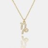 Gold Vermeil Capricorn Necklace | Womens Zodiac Necklaces Necklaces Sterling Silver Necklaces