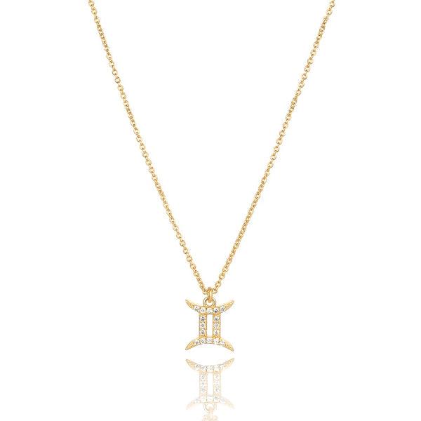 Gold Vermeil Gemini Necklace | Womens Sterling Silver Necklaces Necklaces Sterling Silver Necklaces