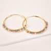 Large Colorful Bead Hoop Earrings | Womens Hoop Earrings Earrings Hoop Earrings