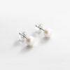 Large Pearl Stud Earrings | Womens Stud Earrings Earrings Simple Earrings