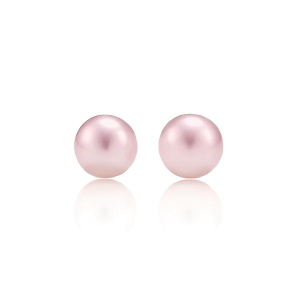 Large Purple Pearl Stud Earrings | Womens Simple Earrings Earrings Simple Earrings