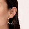 Large Thin Gold Hoop Earrings | Womens Hoop Earrings Earrings Hoop Earrings