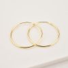 Large Thin Gold Hoop Earrings | Womens Hoop Earrings Earrings Hoop Earrings