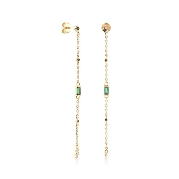 Long Gold Drop Chain Earrings | Womens Drop Earrings Drop Earrings Drop Earrings