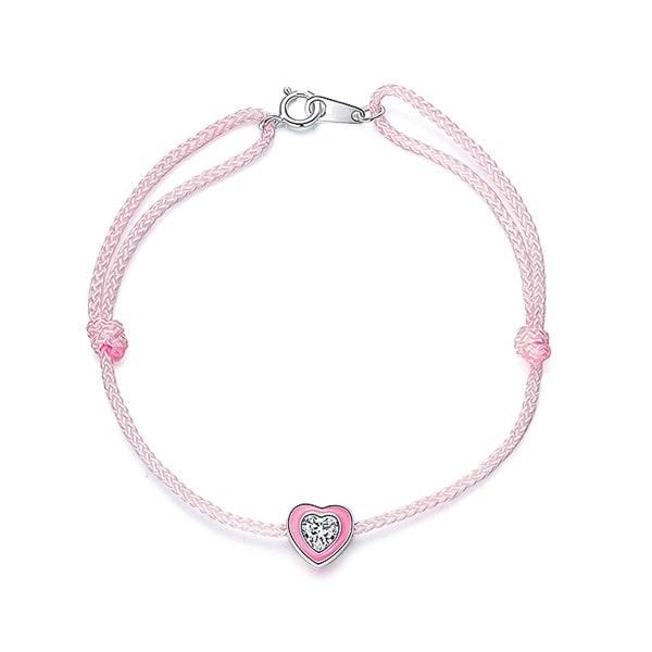 Pink Heart Rope Anklet | Womens Waterproof Anklets Anklets Beach Anklets