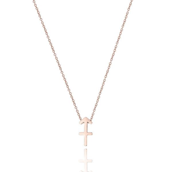 Rose Gold Sagittarius Necklace | Womens Zodiac Necklaces Necklaces Womens