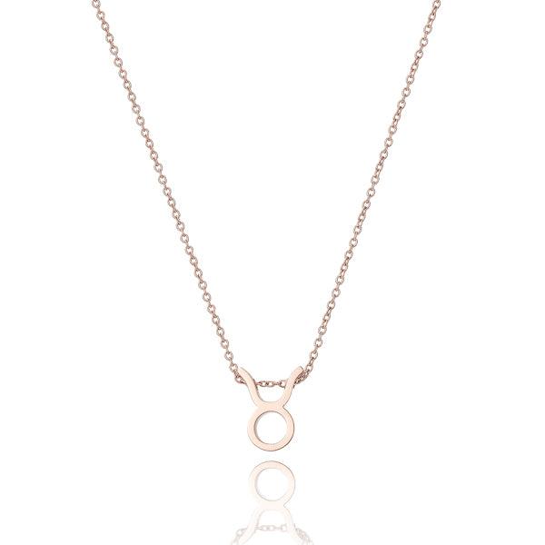 Rose Gold Taurus Necklace | Womens Zodiac Necklaces Necklaces Womens