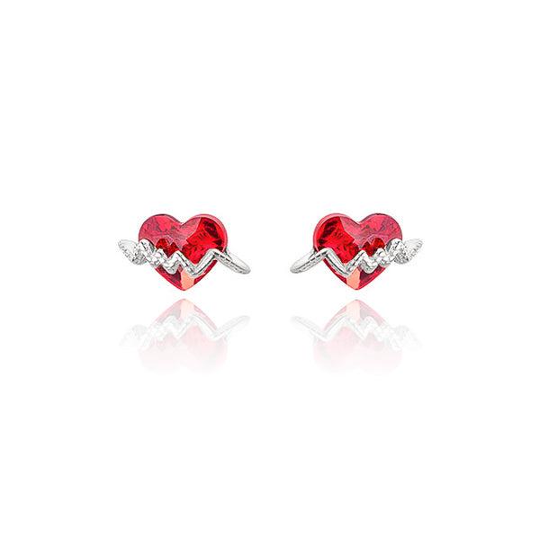 Silver Broken Heart Stud Earrings | Womens Stud Earrings Earrings Stud Earrings