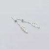 Silver Feather Drop Earrings | Womens Drop Earrings Drop Earrings Drop Earrings