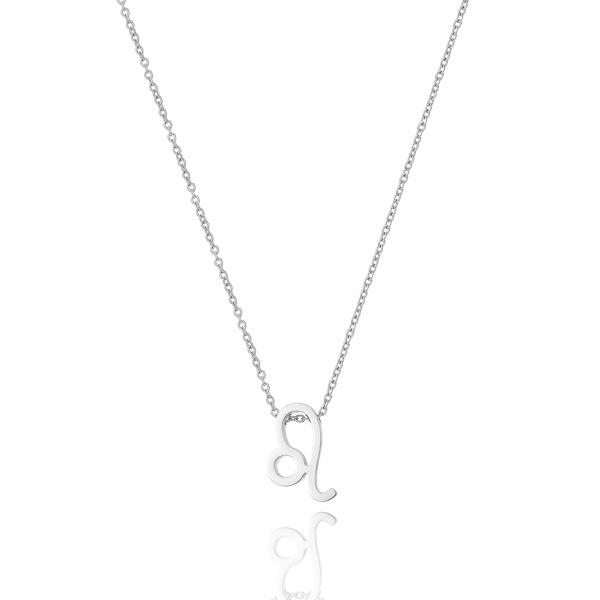 Silver Leo Necklace | Womens Zodiac Necklaces Necklaces Womens