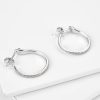 Silver Snake Hoop Earrings | Womens Hoop Earrings Earrings Hoop Earrings