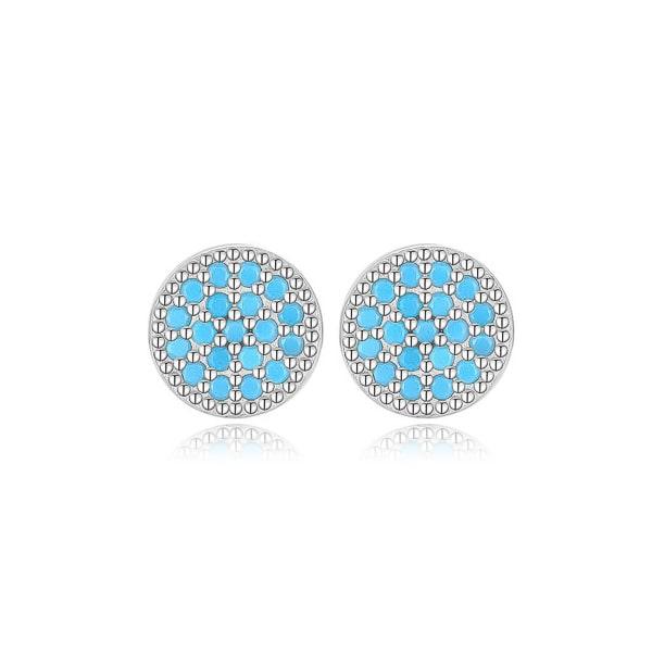 Silver Turquoise Stud Earrings | Womens Stud Earrings Earrings Stud Earrings