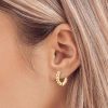 Small Gold Bead Hoop Earrings | Womens Hoop Earrings Earrings Hoop Earrings