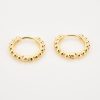 Small Gold Bead Hoop Earrings | Womens Hoop Earrings Earrings Hoop Earrings