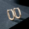 Small Gold Oval Hoop Earrings | Womens Sleeper Earrings Earrings Hoop Earrings