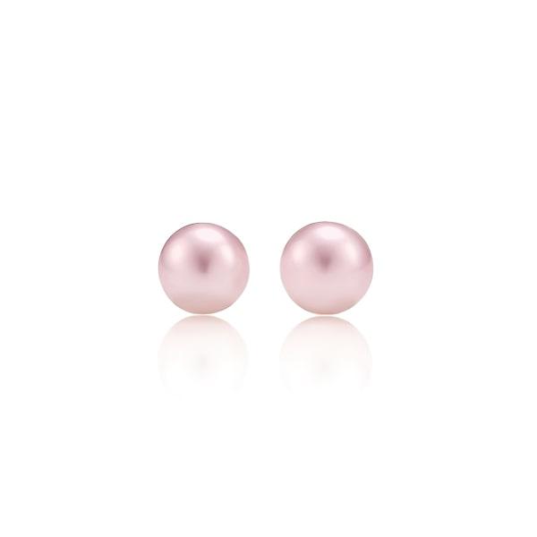 Small Purple Pearl Stud Earrings | Womens Stud Earrings Earrings Simple Earrings