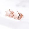 Small Rose Gold Star Stud Earrings | Womens Simple Earrings Earrings Simple Earrings