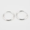 Small Thin Silver Hoop Earrings | Womens Simple Earrings Earrings Hoop Earrings