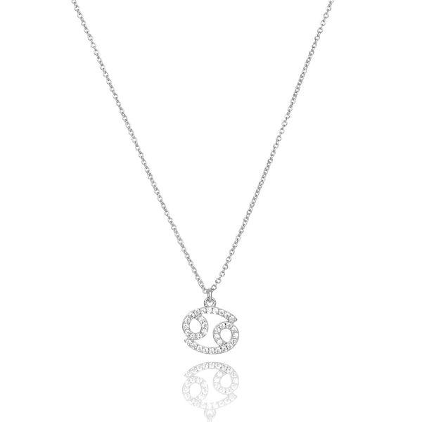 Sterling Silver Cancer Necklace | Womens Zodiac Necklaces Necklaces Sterling Silver Necklaces