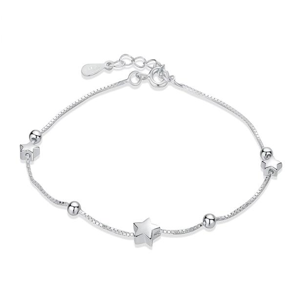 Sterling Silver Star Bracelet | Womens Chain Bracelets Bracelets Chain Bracelets