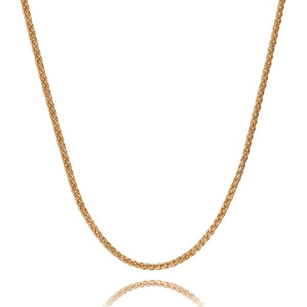 3mm Gold Wheat Chain Necklace | Womens Chain Necklaces Chain Necklaces Chain Necklaces