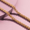 3mm Gold Wheat Chain Necklace | Womens Chain Necklaces Chain Necklaces Chain Necklaces