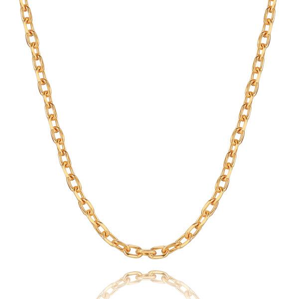 5mm Gold Cable Chain Necklace | Womens Chain Necklaces Chain Necklaces Chain Necklaces