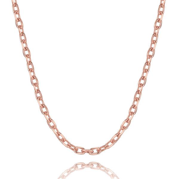 5mm Rose Gold Cable Chain Necklace | Womens Chain Necklaces Chain Necklaces Chain Necklaces