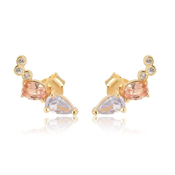 Vivid Crystal Mini Climber Stud Earrings | Womens Stud Earrings Earrings Stud Earrings