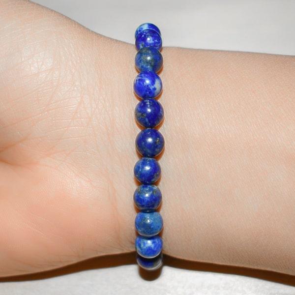 Beaded Lapis Lazuli Bracelet | Womens Crystal Bracelets Bracelets Crystal Bracelets