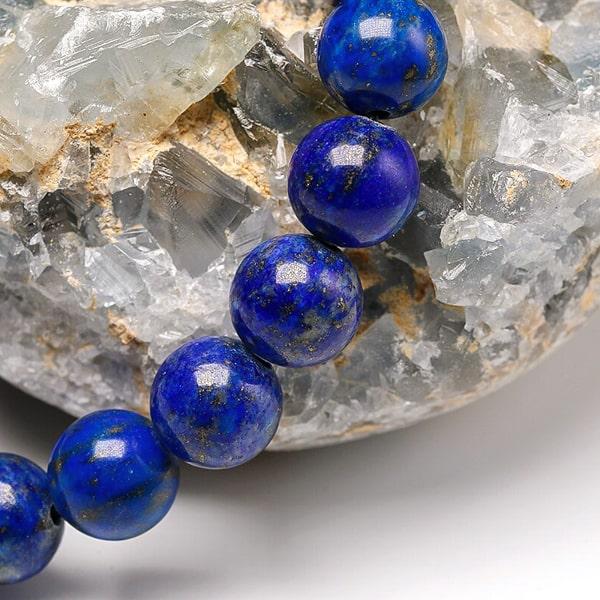 Beaded Lapis Lazuli Bracelet | Womens Crystal Bracelets Bracelets Crystal Bracelets